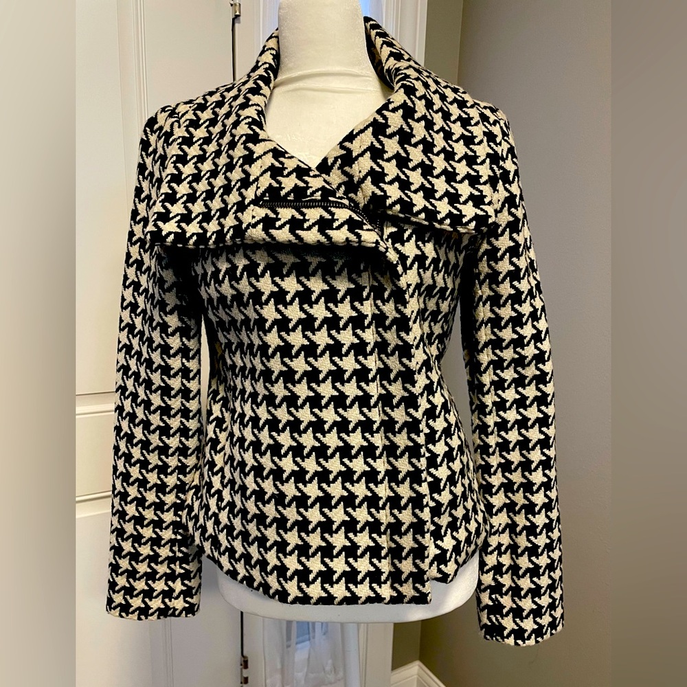 Talbots Wool Black and White Jacket